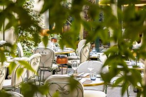 Maison Blossom restaurant, terrace